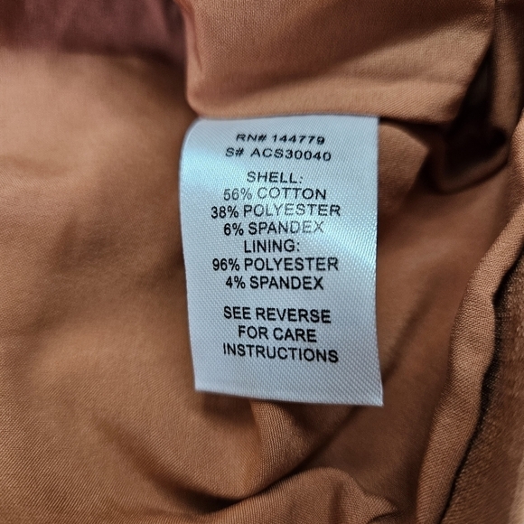 NEW Miss Lola Reddish Brown Lace-Up Tie Front Sexy Mini Skirt Medium - Picture 6 of 7